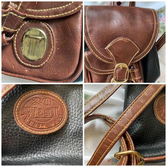 Black & brown mini backpack - Picture 6 of 8